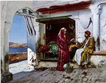 unknow artist Arab or Arabic people and life. Orientalism oil paintings 136 China oil painting art